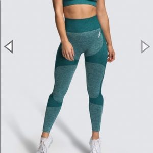 doyoueven seamless green leggings